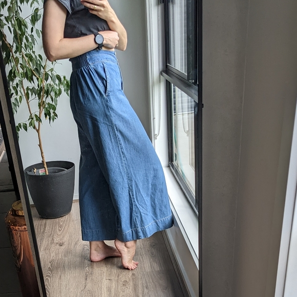 Princess Highway Pants Denim Wide Leg size 10 - Picture 2 of 5